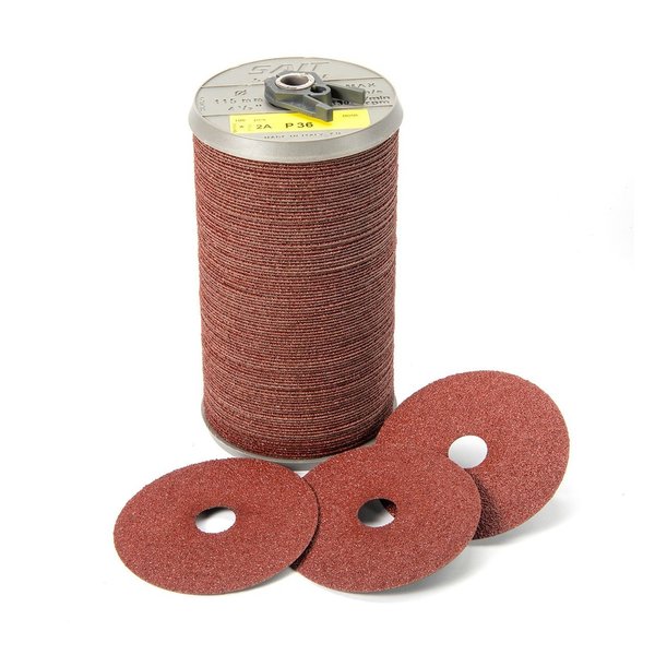 United Abrasives/Sait United Abrasives - Sait 2A Fiber Disc 4-1/2" x 7/8" 60 Grit Aluminum Oxide 50013